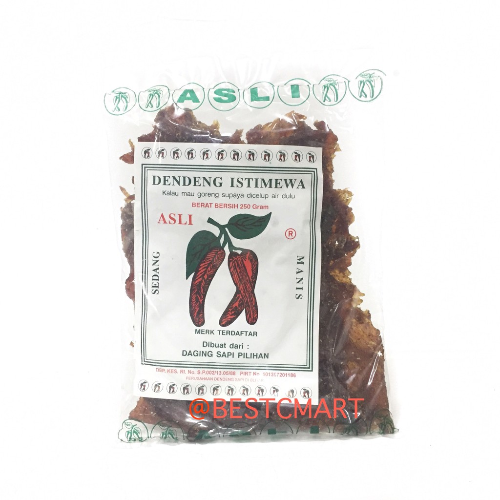 

DENDENG ISTIMEWA ASLI CAP CABE 250 GR