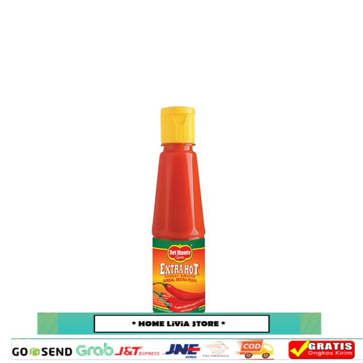 

Delmonte Saus Extra Hot Chilli Saus Sambal 140 mL