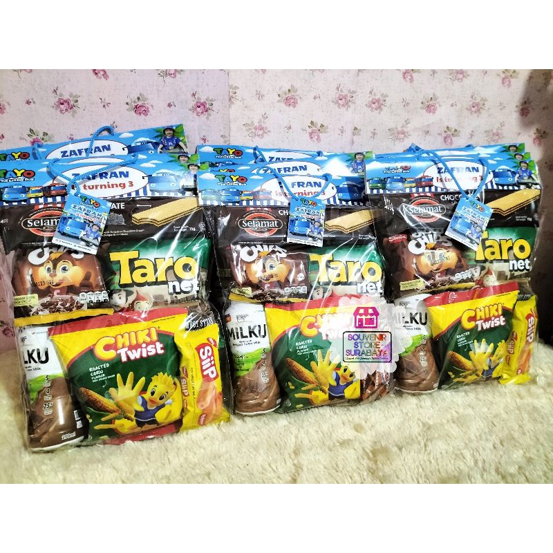 Paket snack ultah || Snack ultah milku