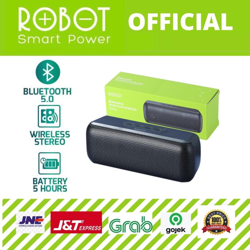 Speaker Bluetooth Robot Rb220 Black