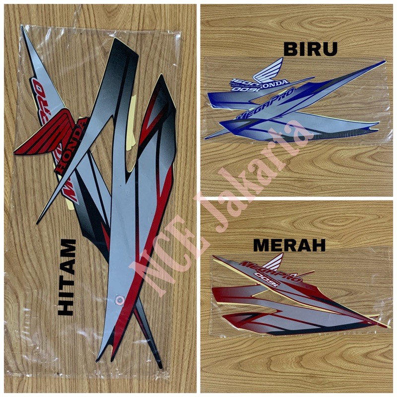 STIKER STRIPING MEGAPRO 2007