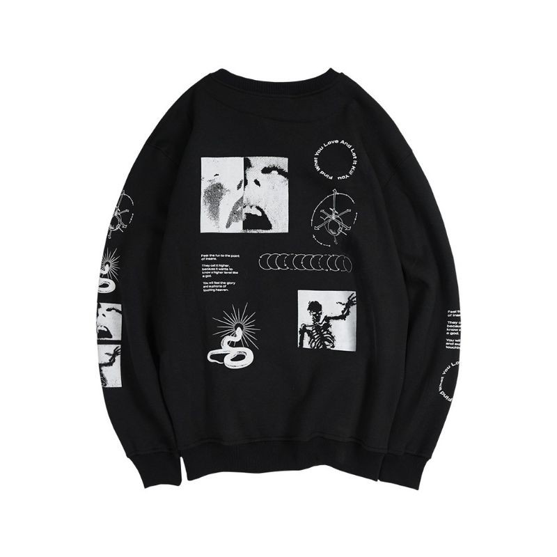 MRJN Sweater Crewneck COD pria wanita original