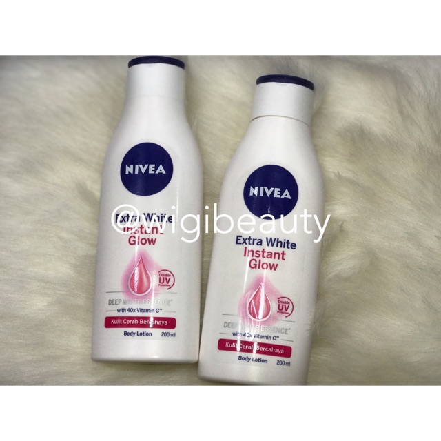 NIVEA extra white instant glow body lotion 200ml 100% ORIGINAL