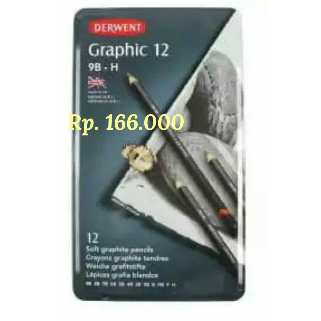 

Art / Derwent Graphic Pencil 12 Pcs 9B - H