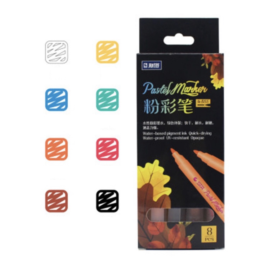 

Candy Color Pastel Marker Water Color Pens Highlighter Journal Supplies Painting Stationery