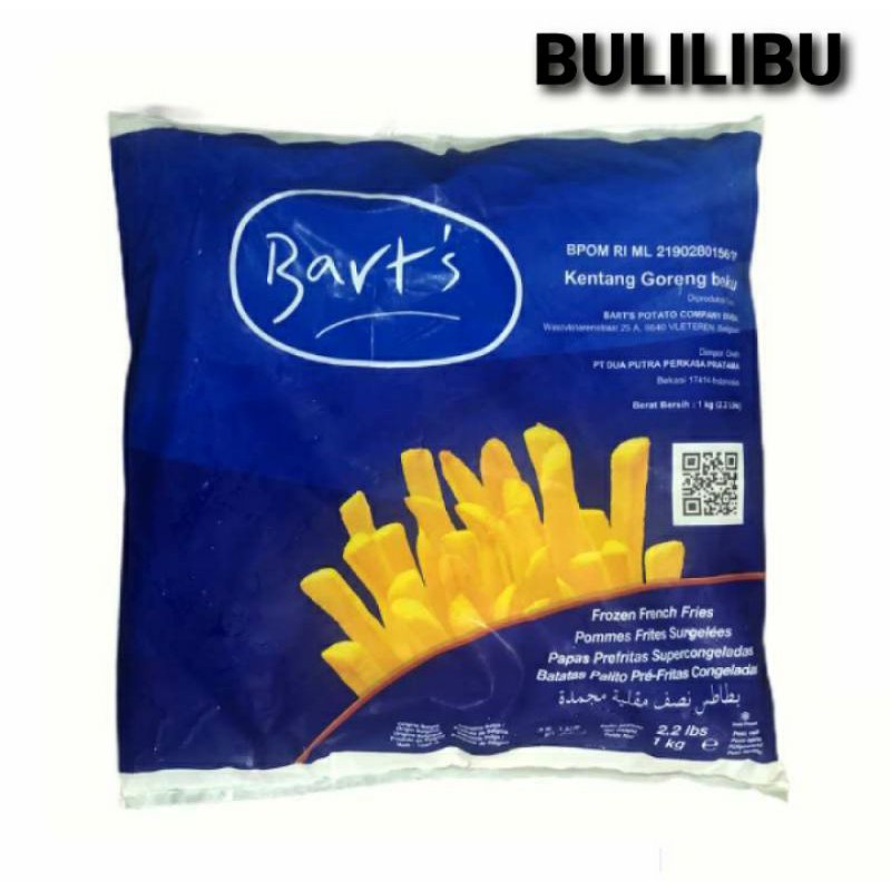 

BART'S French Fries Kentang Goreng 1 kg