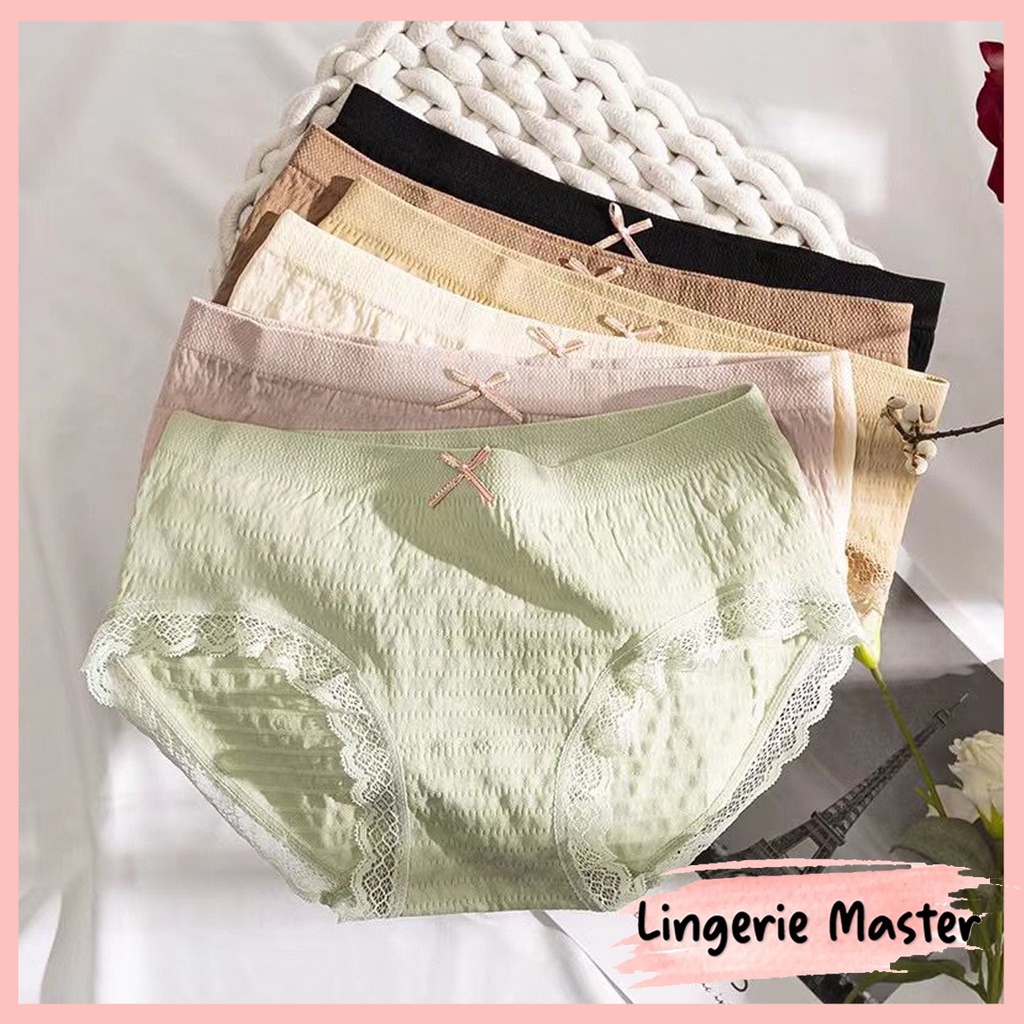[ LINGERIE MASTER ] - (C-23) Celana dalam Wanita Bahan Katun CD Seamless Pakaian Dalam Wanita