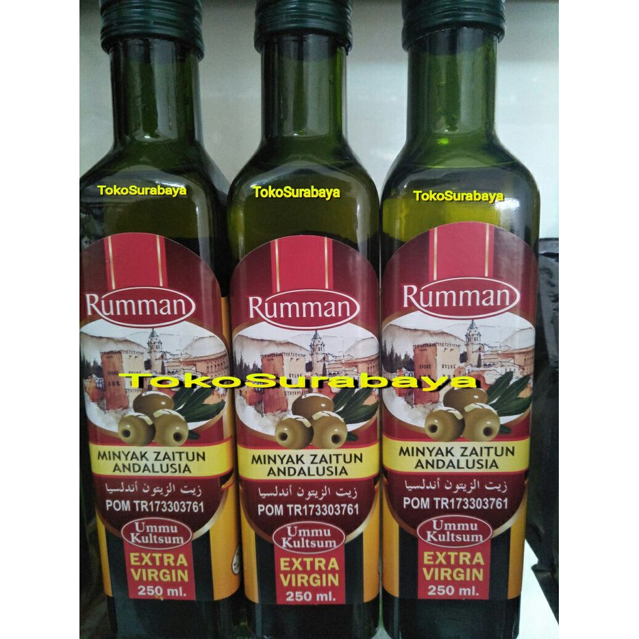 

Minyak Zaitun ANDALUSIA Extra Virgin Olive Oil Rumman 250 ml Borges