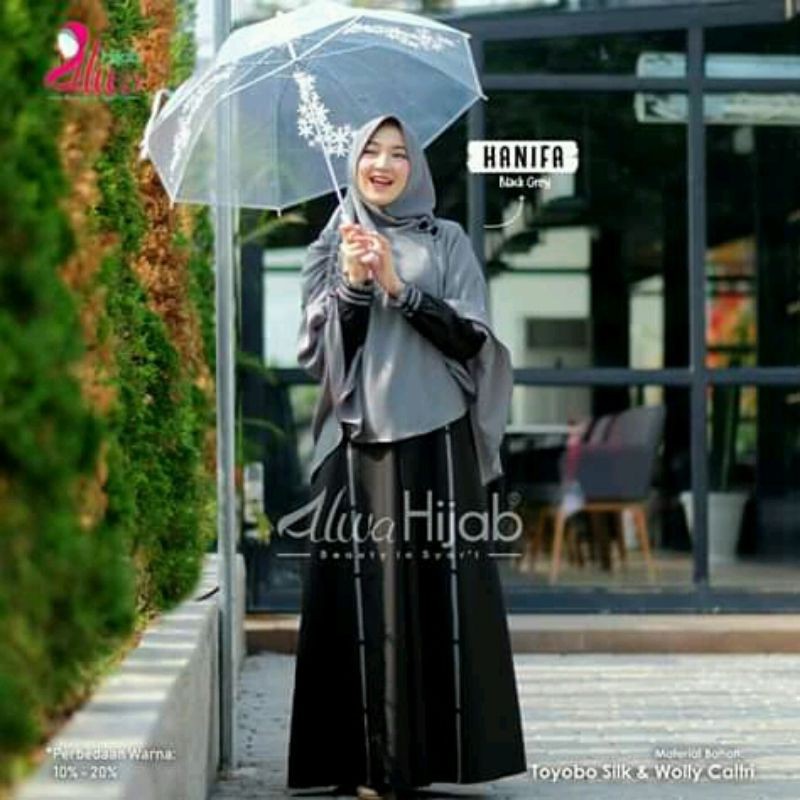 gamis hanifa alwa hijab