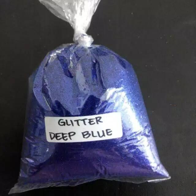 SERBUK GLITTER LIGHT BLUE &amp; DEEP BLUE