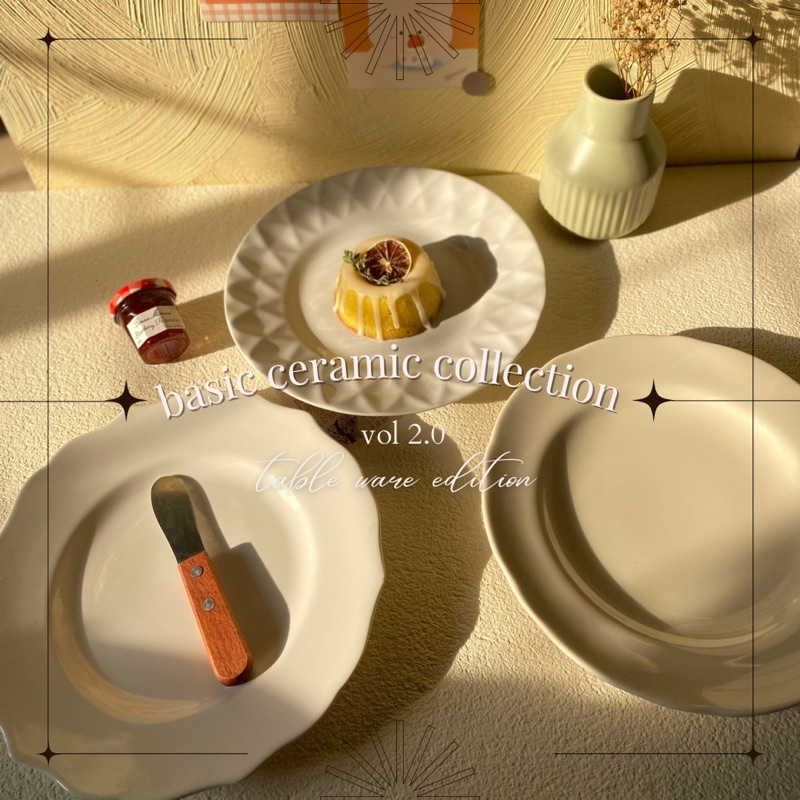 [NEW] Piring Keramik Piring Aestetik Korea