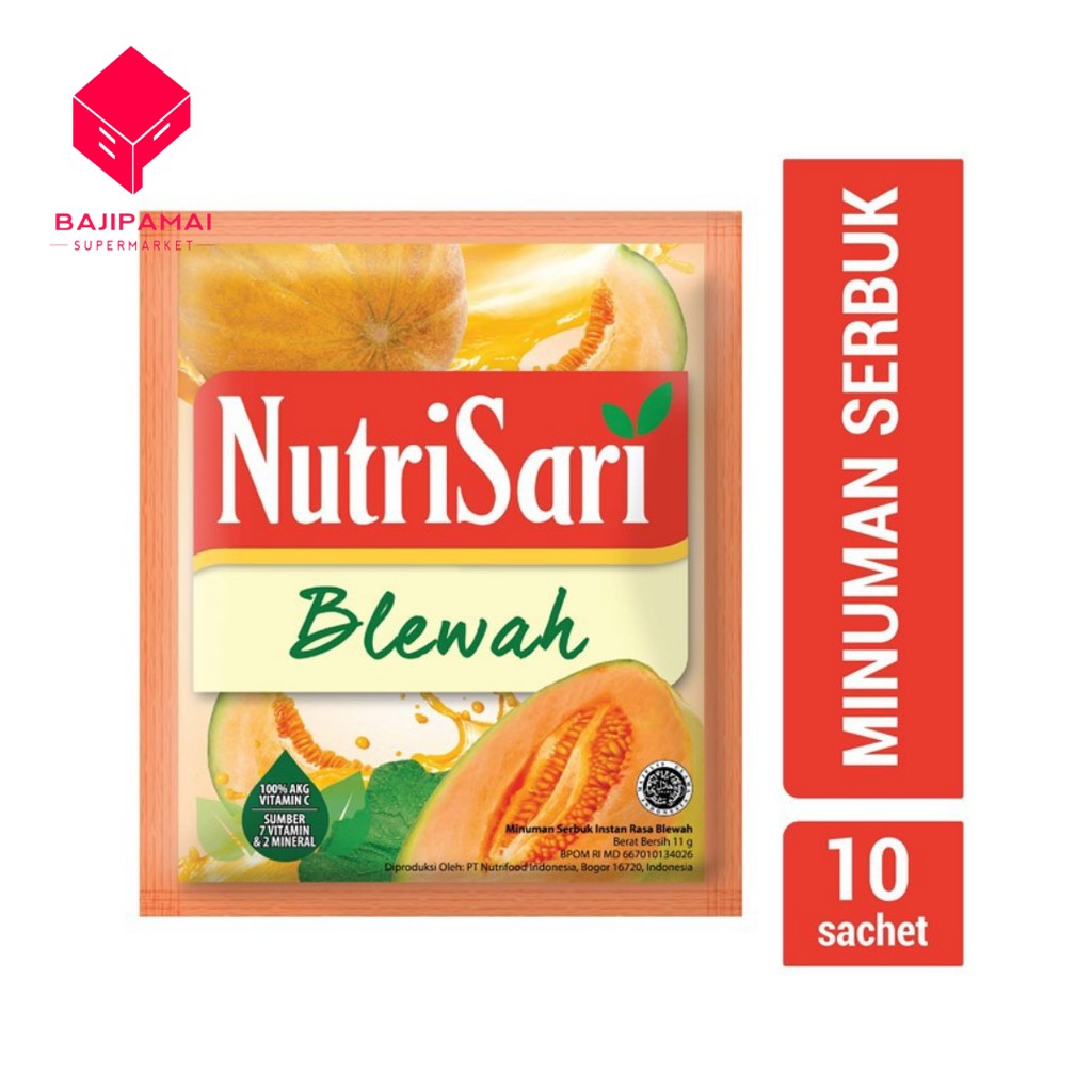 

NUTRISARI RASA BLEWAH ISI 10 @ 11 GR