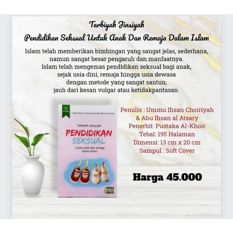 Tarbiyah Jinsiyyah Pendidikan Seksualitas untuk anak dan remaja dalam Islam Al Khoir