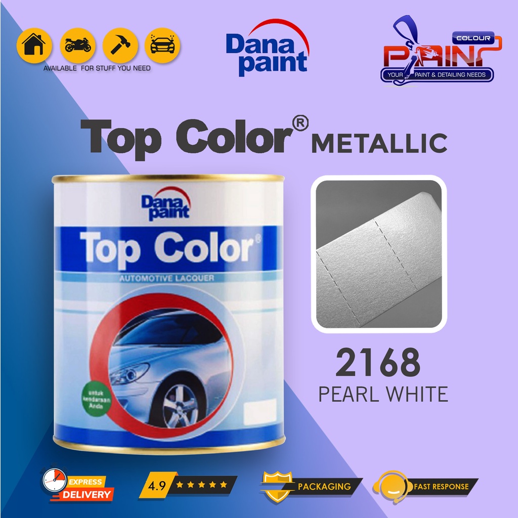 Top Color Metallic 2168 Pearl White - Cat Duco