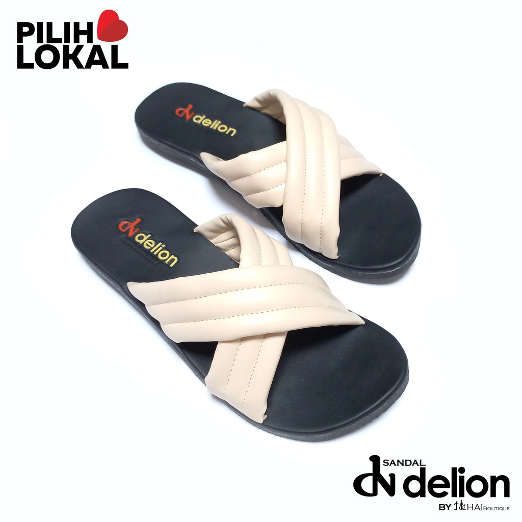 Platform Sandal Wanita - Sandal Platform Empuk - Sandal Busa Wanita Terbaru - Sandal Platform silang Warna Hitam - Sandal Slop Silang Wanita Terbaru - Sandal Kekinian Wanita - Sandal Kokop Silang - Sandal Strap Dua - Sendal Flat Teplek Anti Slip Casual