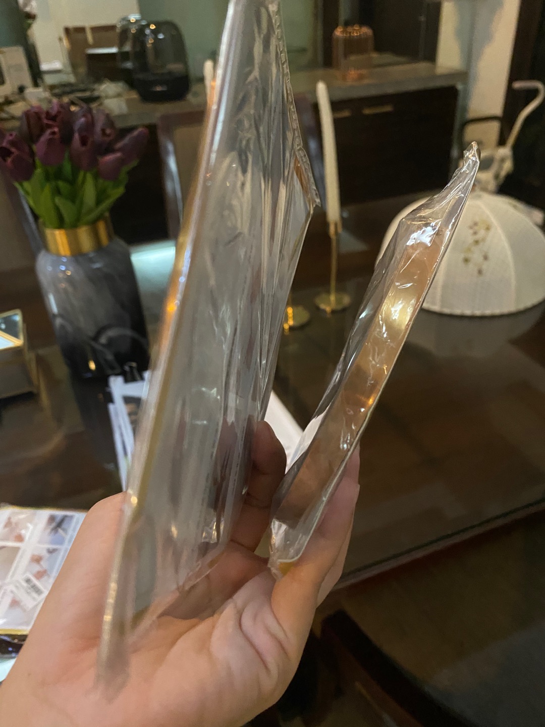 Wf# Ceramic Tile Mildewproof Gap Tape Tile Gap Sealing Tape Waterproof Foil Strip Silver Golden Rims