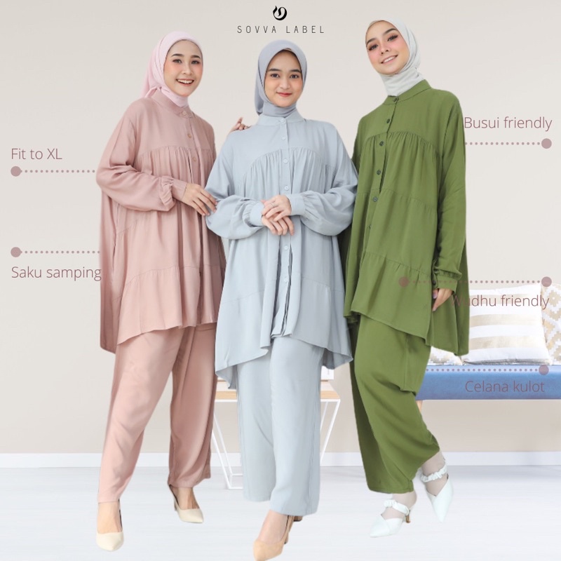 Sovva Label - Oversized Clover Set Pajamas-1