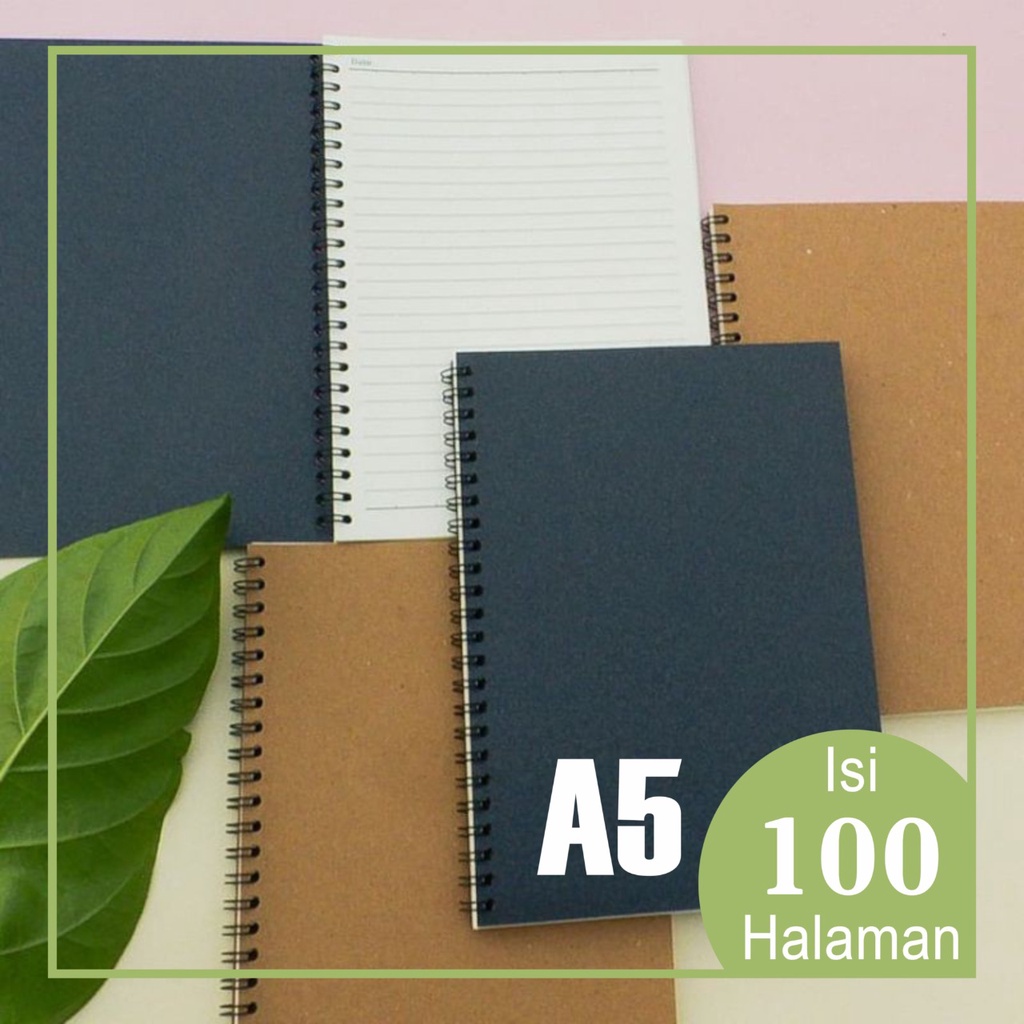 

NOTEBOOK A5/ JURNAL BOOK/ BROWN CRAFT /BUKU TULIS/LINE/GARIS / SKETCH BOOK / BUKU JURNAL
