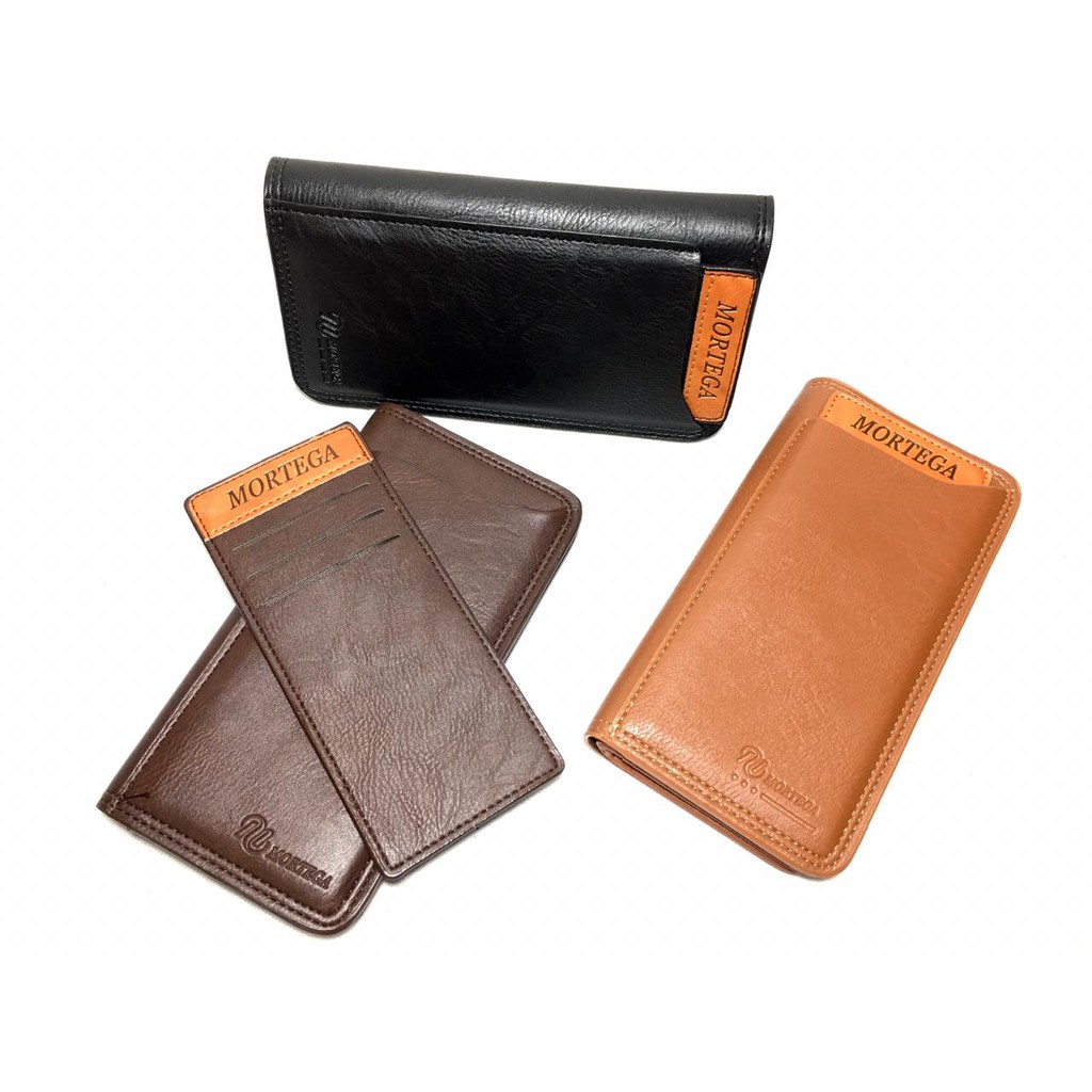 Dompet Panjang Kulit PU Mortega Pria - M-504