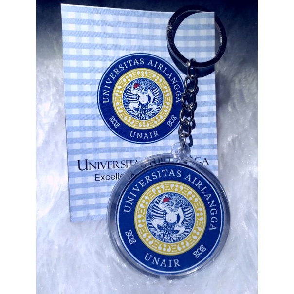 Gantungan Kunci Kampus Universitas Airlangga (UNAIR)