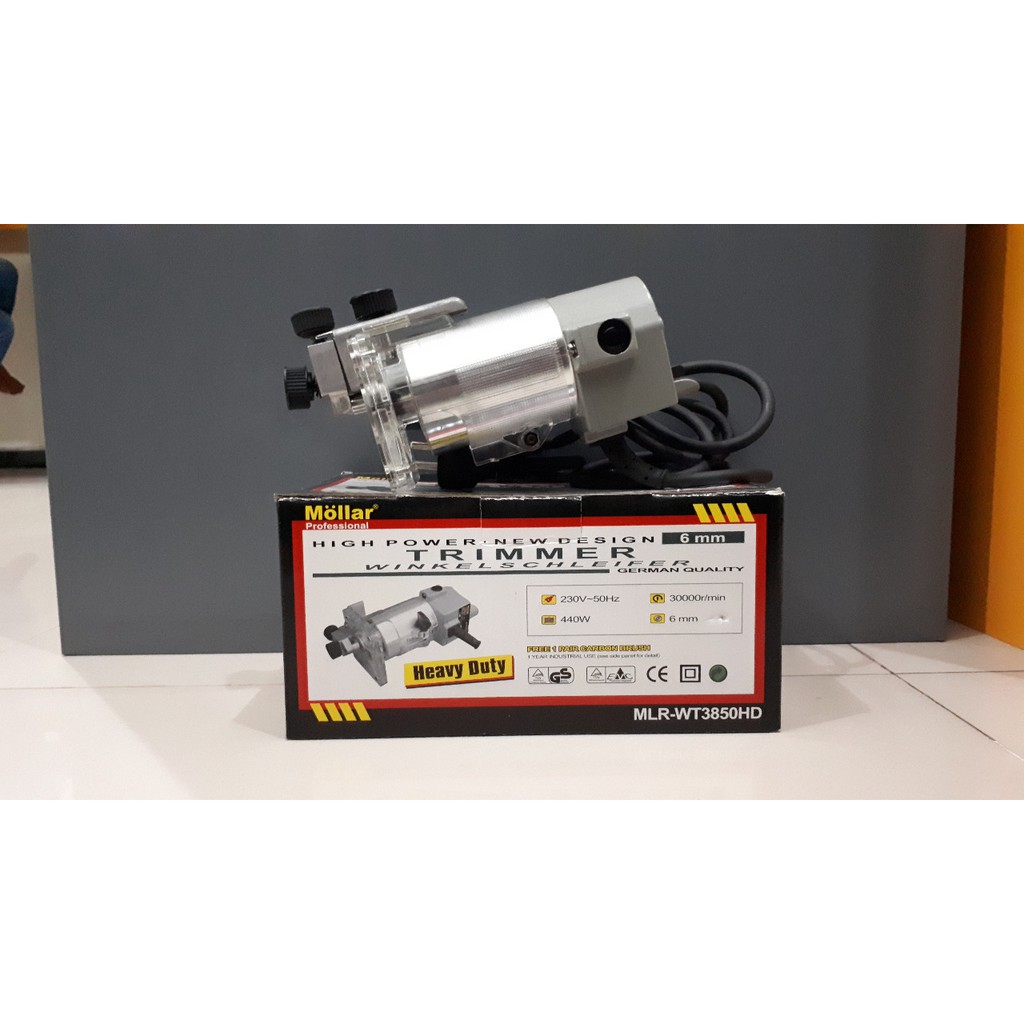 Mesin Profil Trimmer Router Kayu 440 Watt MOLLAR WT3850