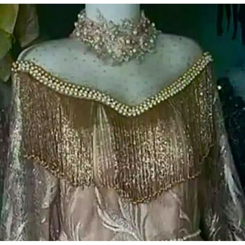 BOLERO RENDA JUNTAI FULL PAYET JEPANG HIASAN PENGANTIN