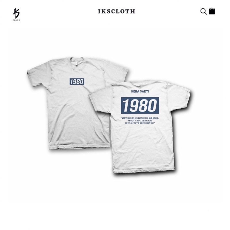 KAOS | BAJU IKSPI 1980 SIMPLE