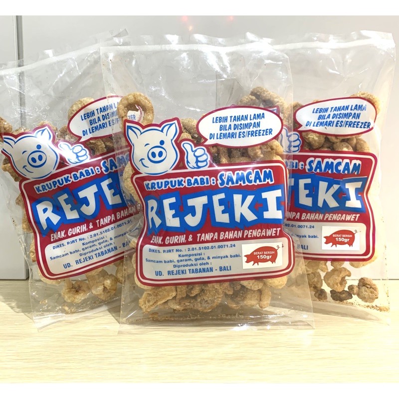 

Kerupuk Rambak Samcan Rezeki 150gram
