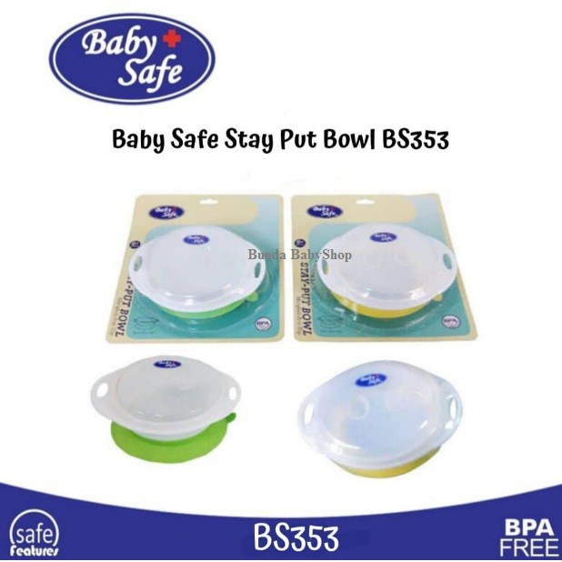 Baby Safe BS353 Stay Put Bowl Mangkok Anak Bayi