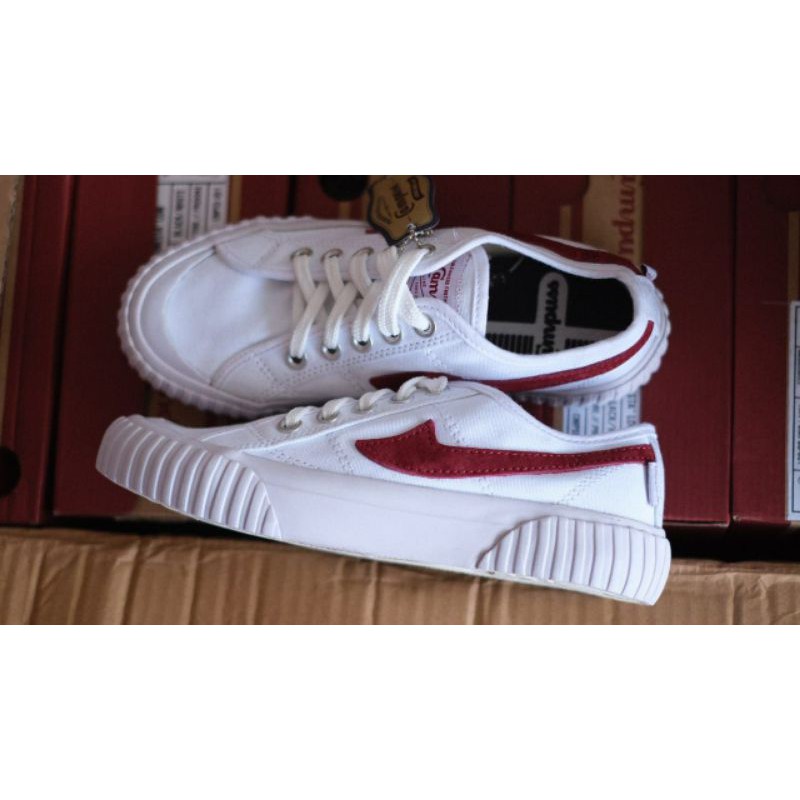 Campuss Semesta White Red Low