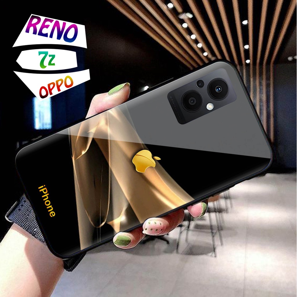 Softcase Kaca Oppo Reno 7 RENO 7Z  - Casing Hp Oppo Reno 7 RENO 7Z  - Case Hp Oppo Reno 7 RENO 7Z [H