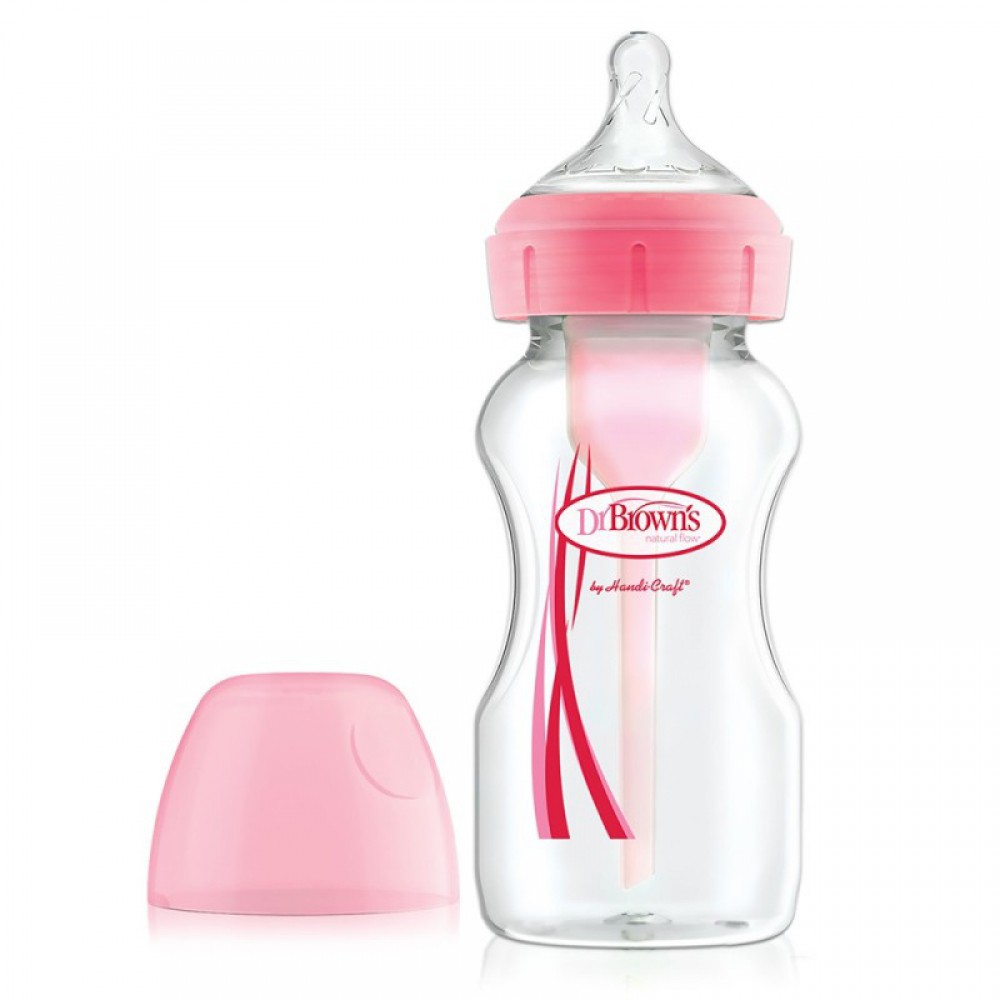 Dr Brown's - OPTIONS PLUS Wide Neck Bottle 270ml x 1 PINK