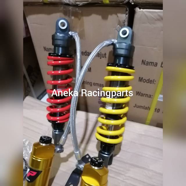 Monoshock ninja 250 karbu fi z250 rr mono tabung pisah double klik rebound / shock belakang ninja250