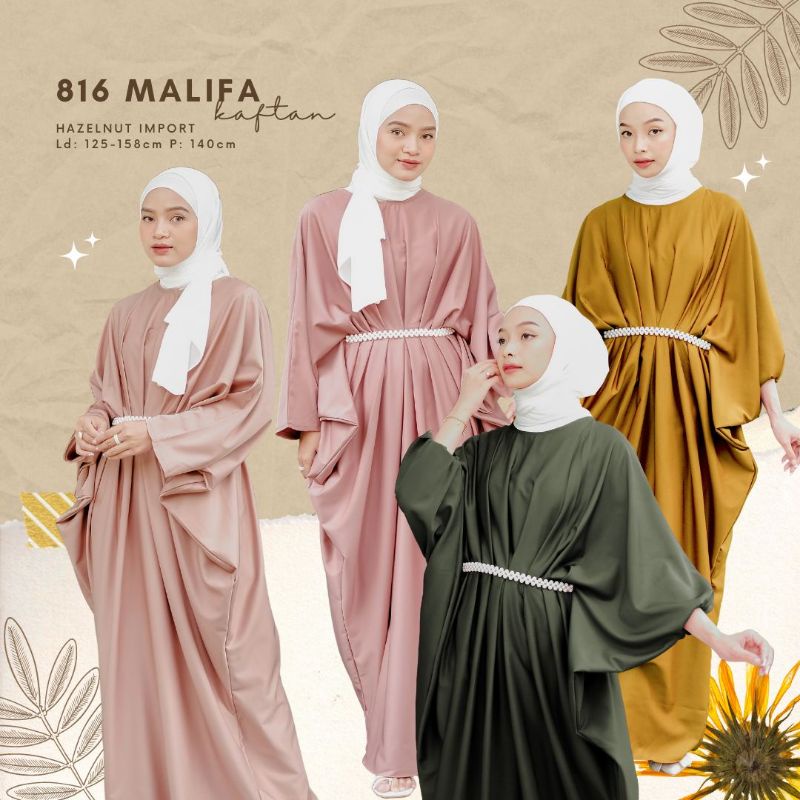 malifa kaftan polos / kaftan malifa mutiara / gamis mutiara / maxidress kalong polos / gamis jumbo