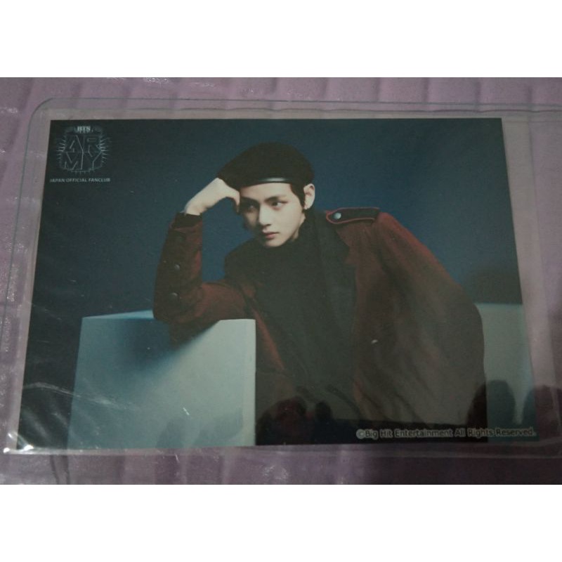 Rare Official Japan fanclub renewal wings taehyung BTS