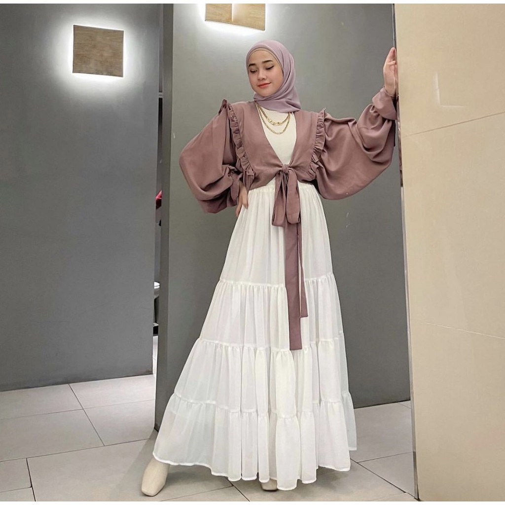 ROK CERUTY PREMIUM / ROK SUSUN REMPEL CERUTY /  ROK PANJANG WANITA MUSLIM