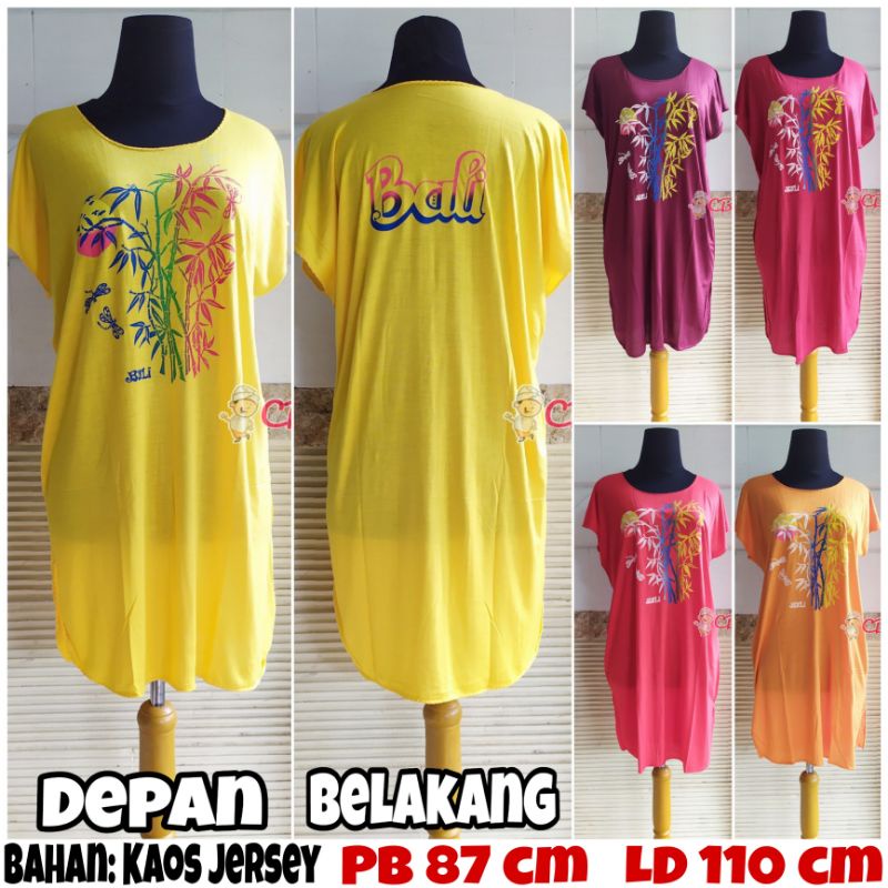 DASTER BAMBU MIDI KAOS JERSEY PREMIUM BALI TEBAL & STRECH