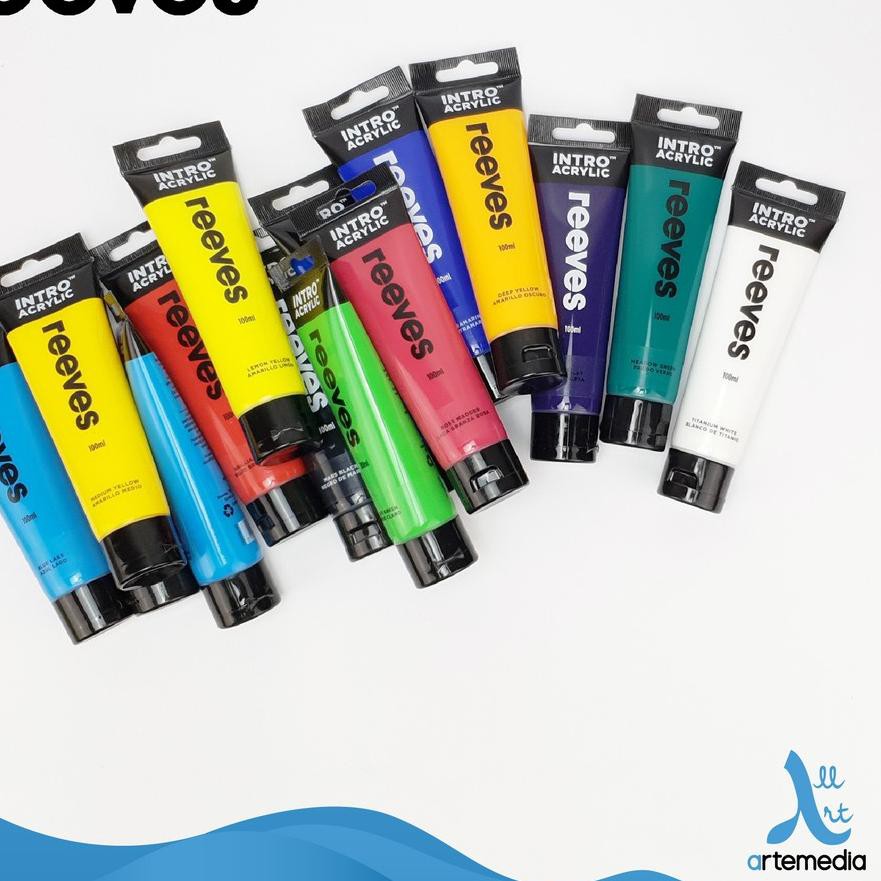 

Best Seller!! (yoo-655) Cat Akrilik Reeves Intro 100ml Acrylic Paint Color