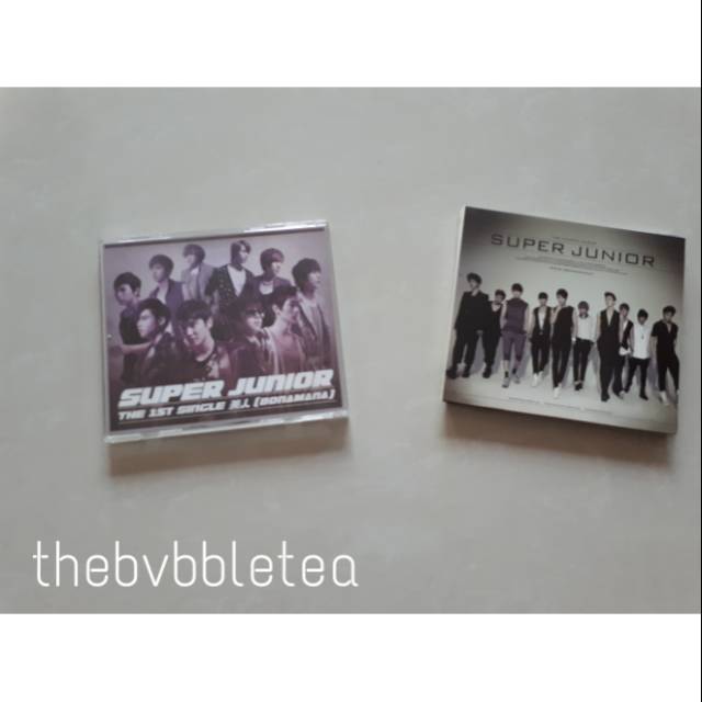 Super Junior - Bonamana (Japanese ver.) Album Only Unsealed (ubah ekspedisi ke j&t)