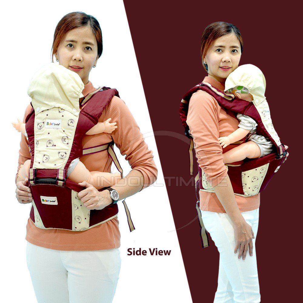 Hipseat Gendongan Duduk Gendongan Depan Gendongan Bayi BY-477 Baby Carrier Bayi Gendongan Anak Depan