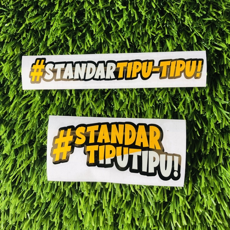 Sticker Standar tipu tipi stiker #standartiputipu