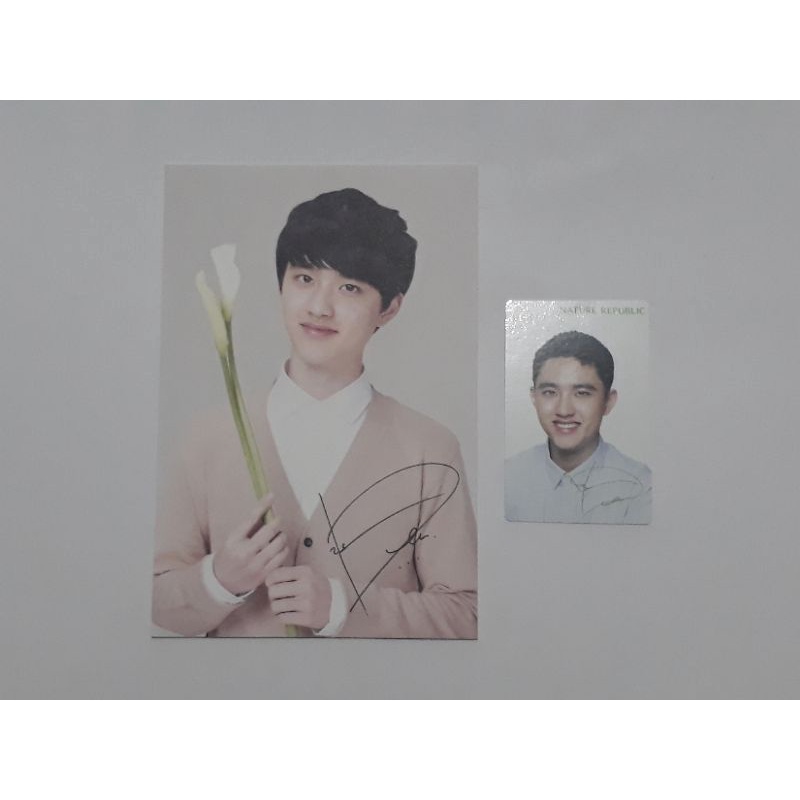 EXO D. O. DO KYUNGSOO POSTCARD PHOTOCARD PC NATURE REPUBLIC