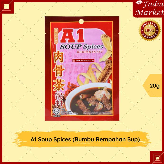 

,,,,,,,] Bumbu A1 Soup Spices Bak Kut Teh Malaysia 35gr