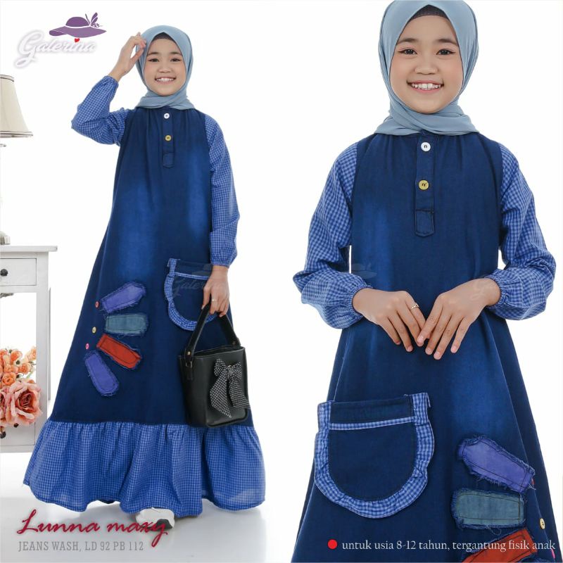 GAMIS ANAK HIGH QUALITY UMUR 8-10 Th TERGANTUNG POSTUR