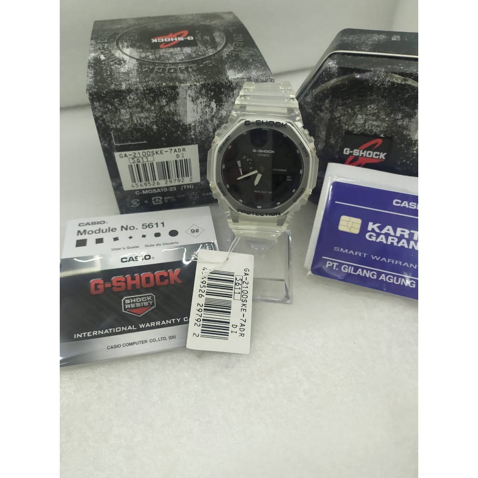 Casio G-Shock GA-2100SKE-7ADR Garansi Resmi GAP 2 Thn Original