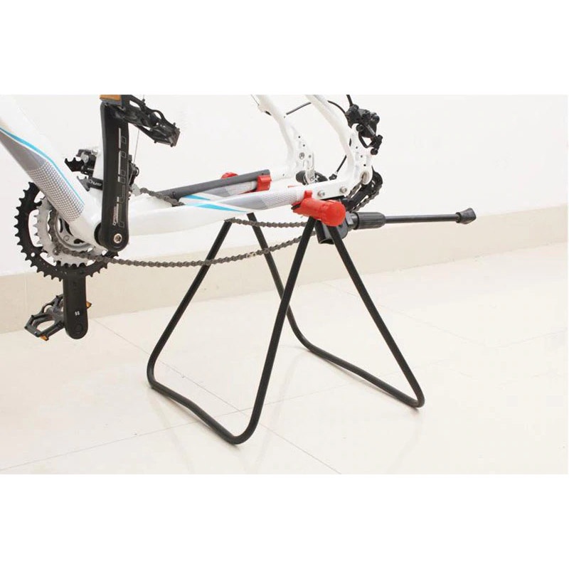 Paddock Stand Parkir Sepeda Bicycle Racks Floor Standing Bike Display - L151 - Black/Red