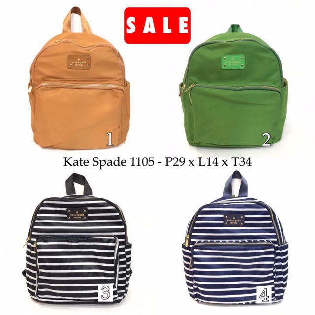 TAS RANSEL WANITA KATE SPADE PREMIUM IMPORT 7 RUANG - BACKPACK