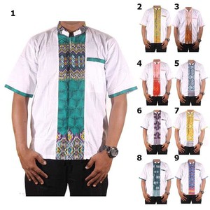 Hem Koko Kombinasi Songket Wafi