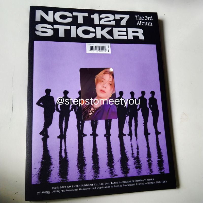 PC YUTA ALBUM NCT 127 STICKER PHOTOBOOK VERSION