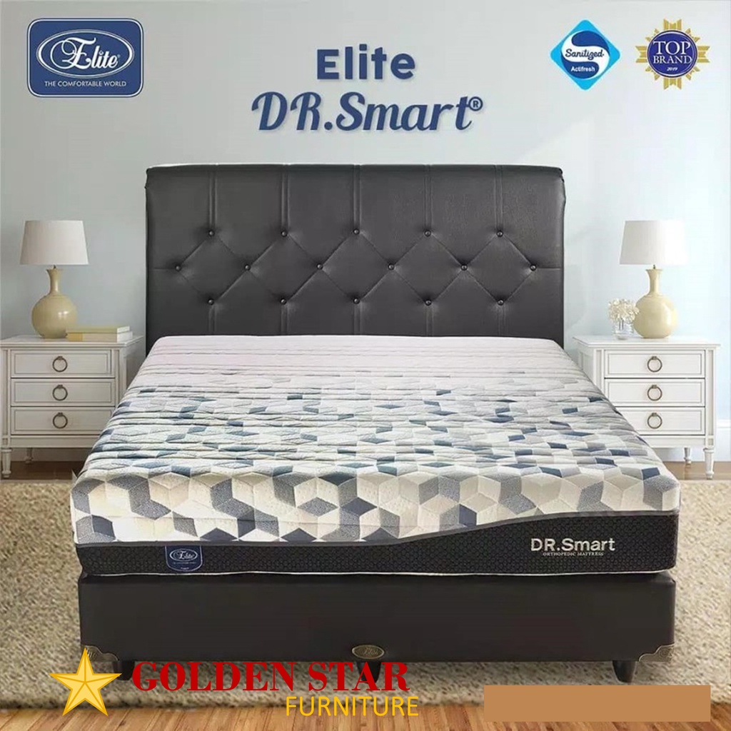 SET / Kasur ELITE Dr. Smart Orthopedic Spring bed 120/160/180/200